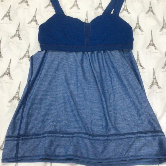 Lululemon Run: Back On Track Tank Sz 8 Limitless Blue/Wee Are From Space - Picture 12 of 16